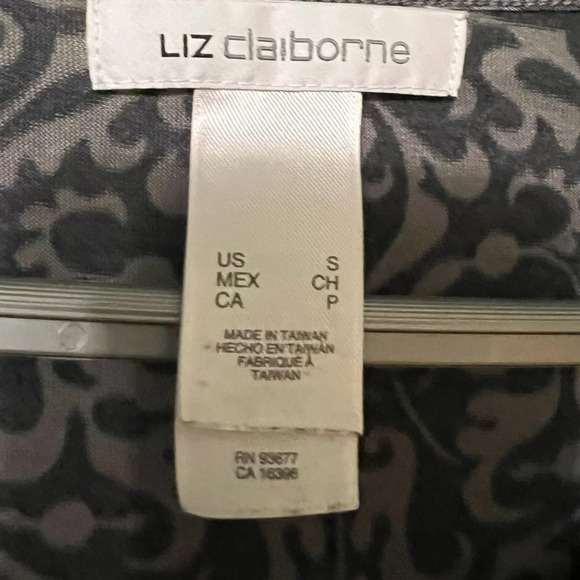 Liz Claiborne top 3/4 sleeve size Small - Picture 4 of 4